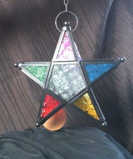 22013 - Colored Glass Stars