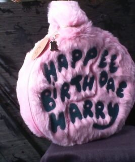 61012 - HP - Pink Plush HB Handbag