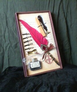 66050 - Feather Quill Pen Set
