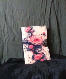 78019 - Flower Leather Journal