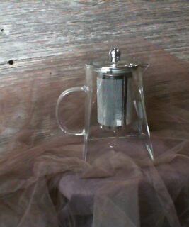 82001 - Square Glass Teapot