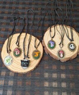 90301 - Polyclay_Mira - Pendants