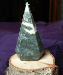 90431 - IvyCat - Moss Agate Diamond 2
