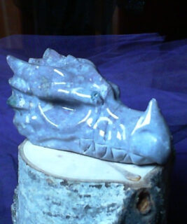 90432 - IvyCat - Ocean Jasper Skull