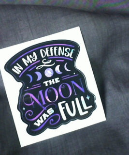 71036 - Moon was full sticker