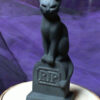 90445 - IvyCat - Black Obsidian Cat Tomb