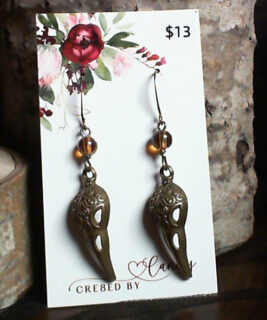 90511 - Cre8ed by Candy - Raven Skull Antique Bronze
