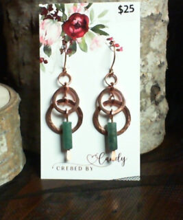 90519 - Cre8ed by Candy - Double Copper Rings