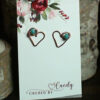 90520 - Cre8ed by Candy - Copper Heart Studs