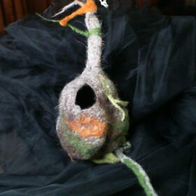 91703 - Rene Bruneau Felting - Wild Weaker Birdhouse