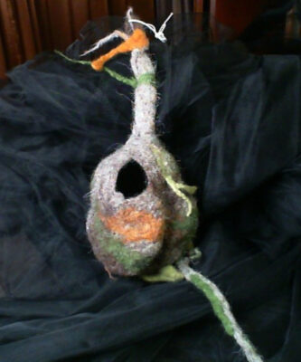 91703 - Rene Bruneau Felting - Wild Weaker Birdhouse