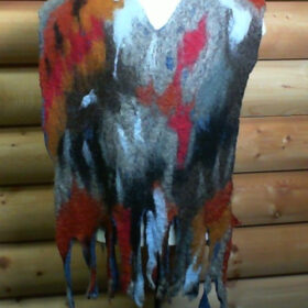 91704 - Rene Bruneau Felting - Prairie Fire Tunic