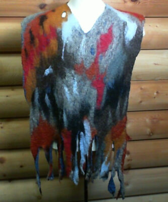 91704 - Rene Bruneau Felting - Prairie Fire Tunic
