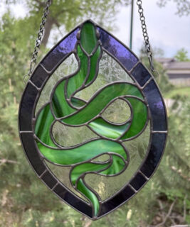 91501 - Karina Stained Glass - Snake