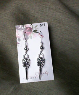 90526 - Cre8ed by Candy - Silver Raven Skull