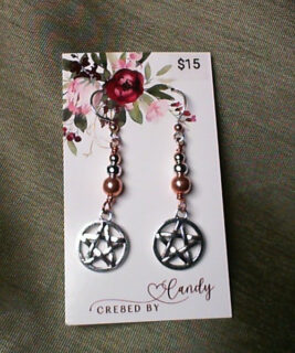 90527 - Cre8ed by Candy - Pentacle w metal leads