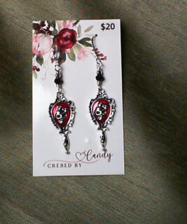 90529 - Cre8ed by Candy - Skull Hand Mirror