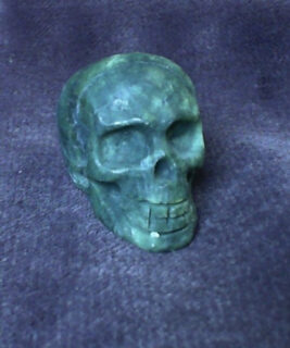 91814 - IvyCat - Green Jade Skull
