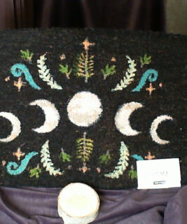 22052 - Moon Phase Coir Mat