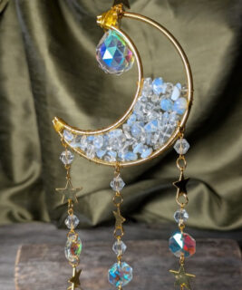 22062 - Crystal Moon Sun catcher