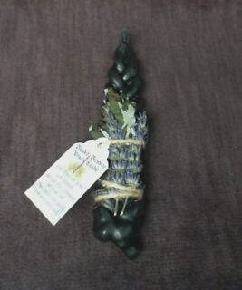 44235 - Black Braided Beeswax Candle