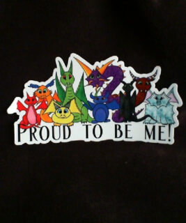 92125 - Virginia McClain - Pride Dragons w Text