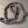 90906 - Signe Knutson - Black Sparkle Belt - Acrylic handwoven