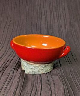 92407 - Boho upcycles - Red Terracotta Bowl