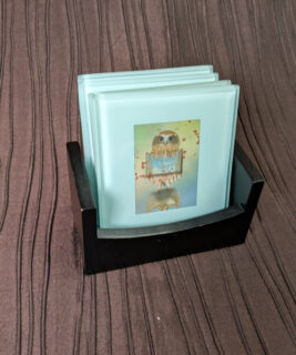 92418 - Boho upcycles - 4 Coaster Set
