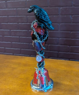91826 - IvyCat - Obsidian Crow Bell