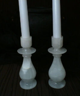 90660 - Gumball Goods - Onyx Candle Holders - Pair