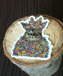 92602 - The Merch Stand Co - Midsommar Cat Sticker
