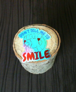 92613 - The Merch Stand Co - Don’t Tell Me To Smile Stickers