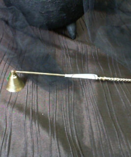 92437 - Boho upcycles - Vintage Brass Candle Snuffer