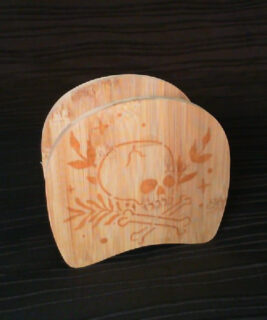 92450 - Boho upcycles - Skull napkin holder