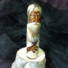 92475 - Boho upcycles - Hand Painted Wood Folk Art Wizard