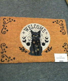22074 - Black Cat Coir Doormat