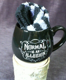 66149 - Normal is an Illusion Mug and Socks