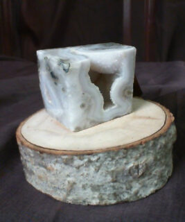 91890 - IvyCat - Moss Agate Cube