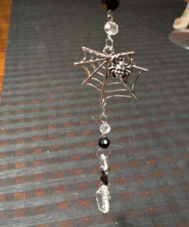 22077 - Silver Spider Suncatcher