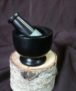 66186 - Soapstone Mortar and Pestle