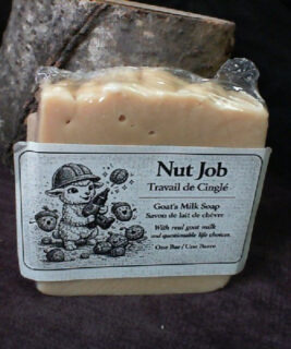 93013 - Ducked Up Farm  - Nut Job Goats Milk Soap