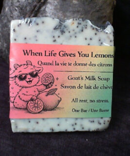 93015 - Ducked Up Farm  - When Life Gives you Lemons Goats Milk Soap
