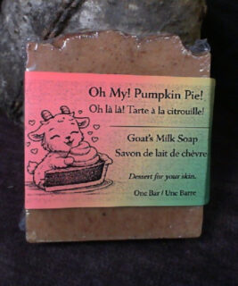 93018 - Ducked Up Farm  - Oh My Pumpkin Pie Goats Milk Soap