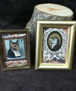 92472 - Boho upcycles - Small Gold Frames