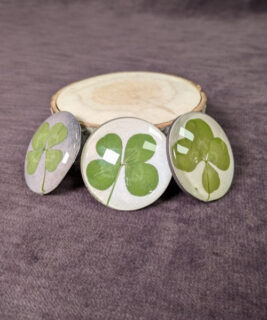 92019 - Moss and Thimble - 4 leaf clover charm magnets